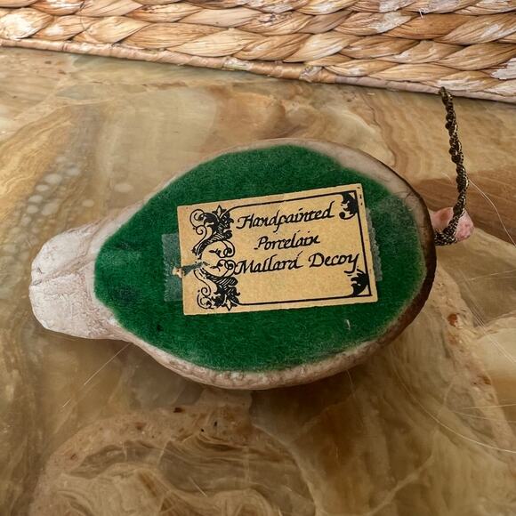 Mallard Handpainted Porcelain Duck - Picture 3 of 4